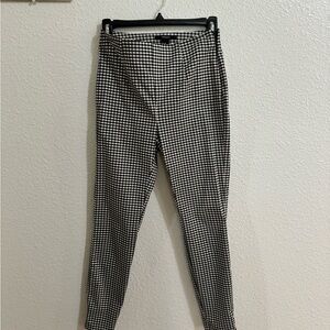 Black and White Checkered Pants